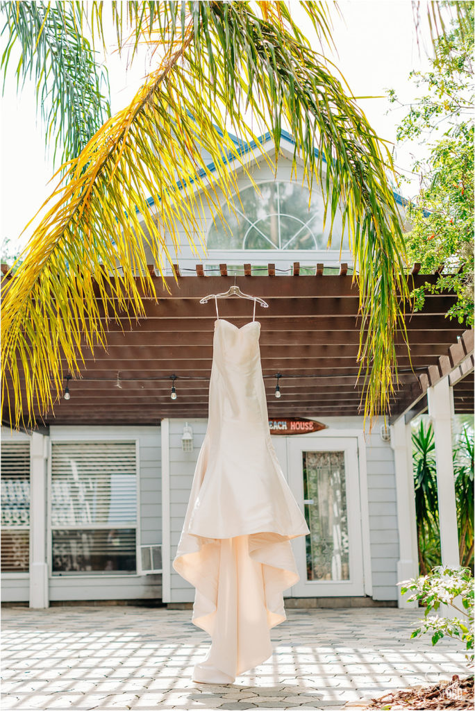 Hanging Wedding Dress