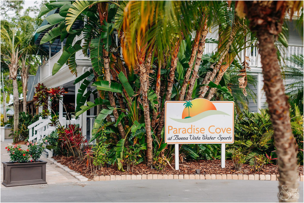 Paradise Cove sign