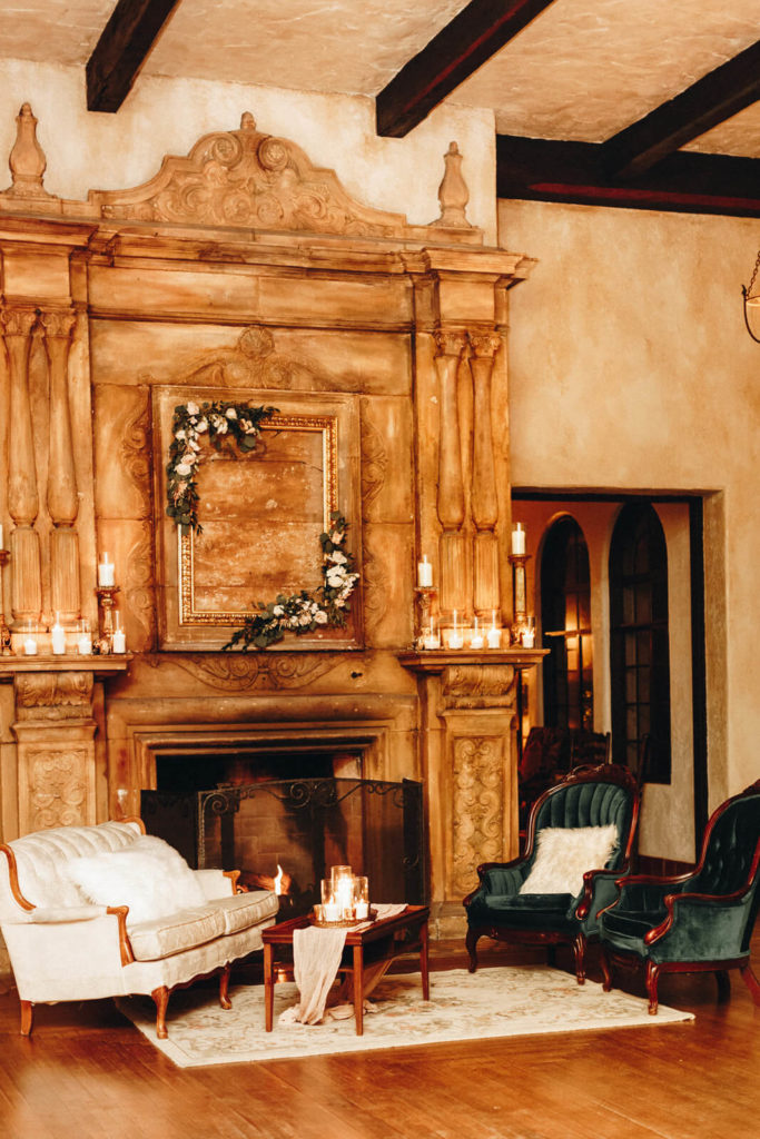 The Howie Mansion Fireplace